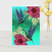 Om het even welk Wenskaart van de Vogel van de Kaart (Gele Bloem)