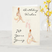 OM HET EVEN WELK WENSKAART VAN HET BALLET VAN DE KAART (Gele Bloem)