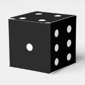 Om het even welke Achtergrond van de Kleur met Wit Bedankdoosjes (Voorkant Zijde)