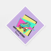 OM HET EVEN WELKE AGE 90 retro gepersonaliseerd sc Servet (Hoek)