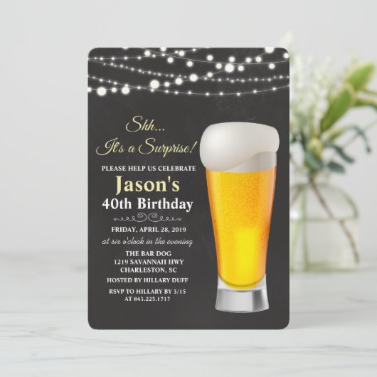 OM HET EVEN WELKE AGE - de Uitnodiging van de Dage (Staand voorkant)