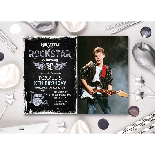 OM HET EVEN WELKE AGE - Foto Rockstar Birthday Uit Kaart