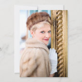 OM HET EVEN WELKE AGE Retro Birthday Cocktail Part Kaart (Achterkant)