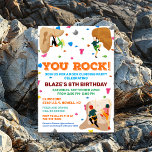 OM HET EVEN WELKE AGE - Rockklimmer de Uitnodiging<br><div class="desc">Rock Climate</div>