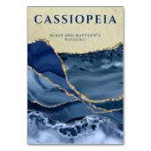 Om het even welke Constellatienaam, Blauwe en Goud Kaart (Voorkant)