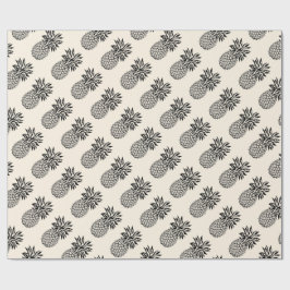 Om het even welke douane Kleur Cute Iconic Pineapp Cadeaupapier