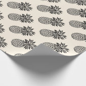 Om het even welke douane Kleur Cute Iconic Pineapp Cadeaupapier (Hoek)