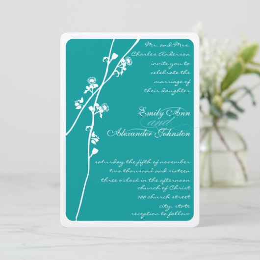 Om het even welke Douane Kleur Wilde Vloervertakki Kaart (Staand voorkant)