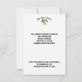 Om het even welke Familie van de Naam om het even  Save The Date (Achterkant)