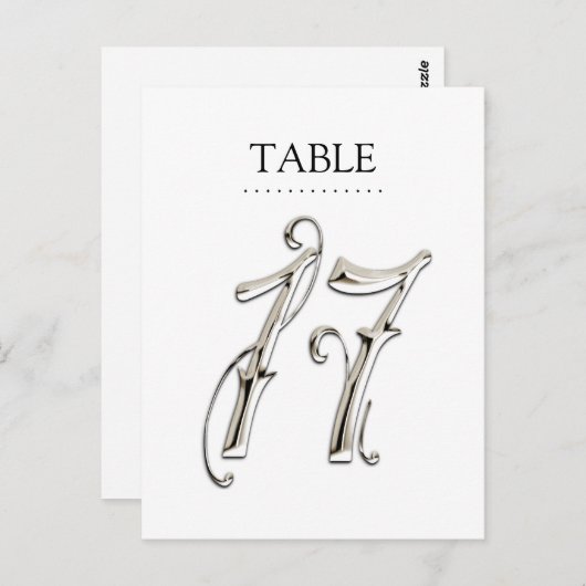 Om het even welke Fancy Aantallen van de Lijst van Briefkaart (Voorkant / Achterkant)