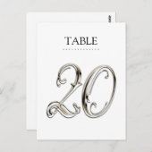 Om het even welke Fancy Aantallen van de Lijst van Briefkaart (Voorkant / Achterkant)