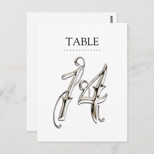 Om het even welke Fancy Aantallen van de Lijst van Briefkaart (Voorkant / Achterkant)