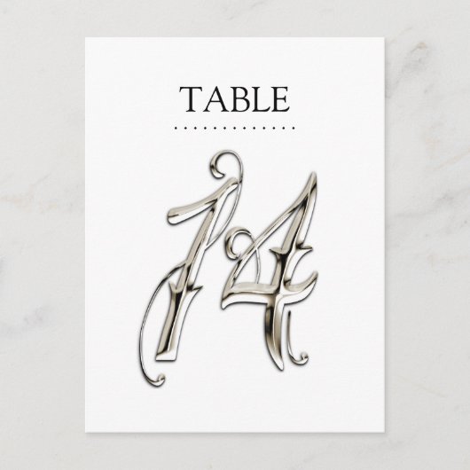 Om het even welke Fancy Aantallen van de Lijst van Briefkaart (Voorkant)