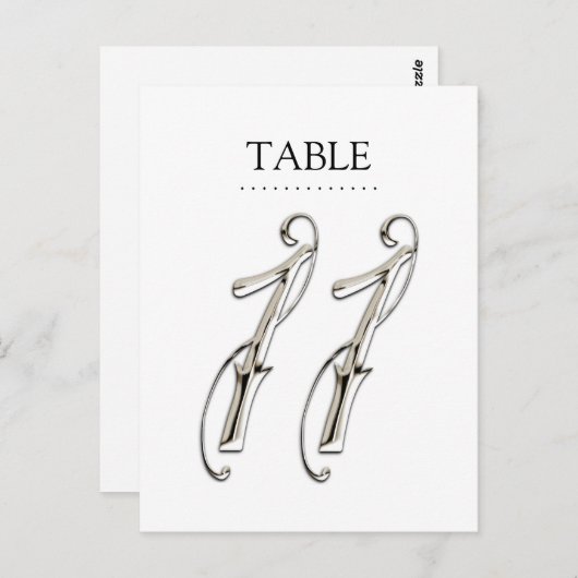 Om het even welke Fancy Aantallen van de Lijst van Briefkaart (Voorkant / Achterkant)