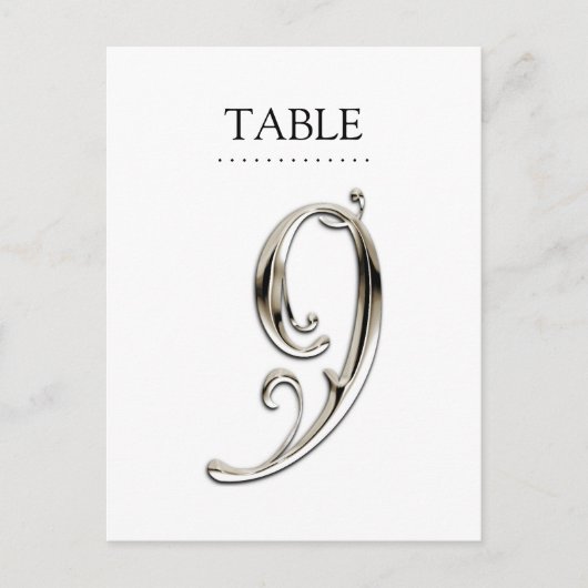 Om het even welke Fancy Aantallen van de Lijst van Briefkaart (Voorkant)