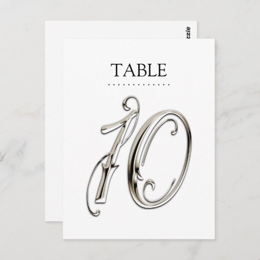 Om het even welke Fancy Aantallen van de Lijst van Briefkaart (Voorkant / Achterkant)