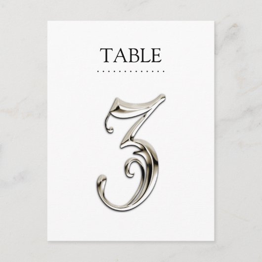 Om het even welke Fancy Aantallen van de Lijst van Briefkaart (Voorkant)