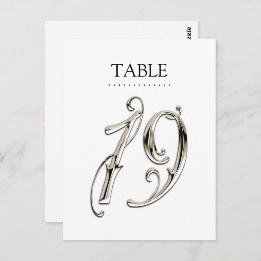 Om het even welke Fancy Aantallen van de Lijst van Briefkaart (Voorkant / Achterkant)