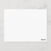 Om het even welke Fancy Aantallen van de Lijst van Briefkaart (Achterkant)