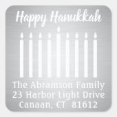 Om het even welke Folie van de Terugkeer van het A Vierkante Sticker (Voorkant)