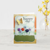 Om het even welke gelegenheidskaart 2 - pas de kaart (Gele Bloem)