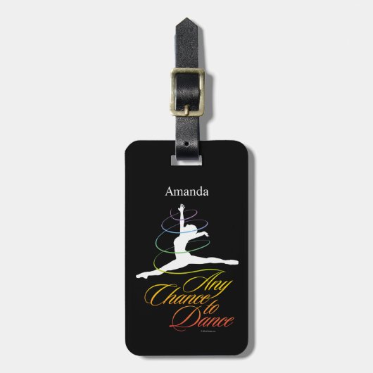 Om het even welke Kans om Bagagelabel te dansen (Voorkant verticaal)