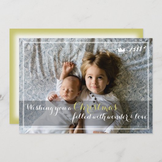 Om het even welke Kerstman van het Bericht bloeit Feestdagenkaart (Voorkant / Achterkant)