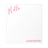 Om het even welke kleur - Blokje & het Blocnote va (Voorkant)