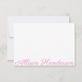 Om het even welke kleur - de Naam van het Manuscri Bedankkaart