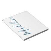 Om het even welke kleur - de Naam van het Manuscri Notitieblok (Schuin)