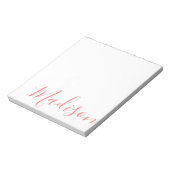 Om het even welke kleur - de Naam van het Manuscri Notitieblok (Linkerzijde)