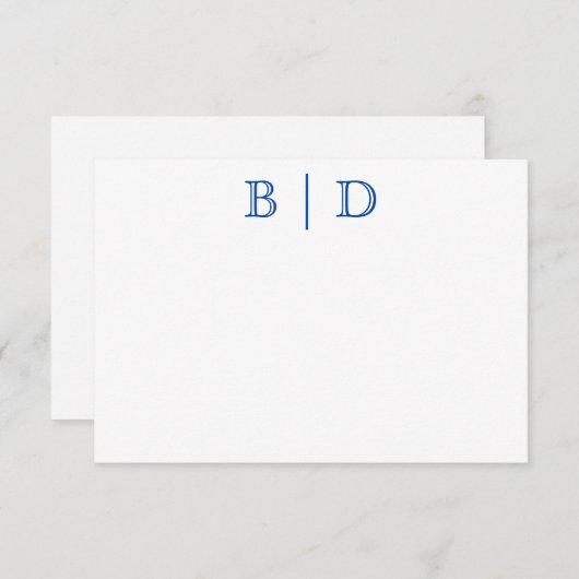 Om het even welke kleur - de twee Notitiekaarten v (Voorkant / Achterkant)