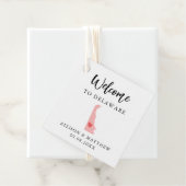 Om het even welke Kleur Delaware Weduwwelkomsttas Bedankjes Labels (In situ)