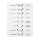 Om het even welke Kleur Elegant Snowflakes Holiday (Vel)