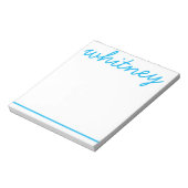 Om het even welke kleur - Handgeschreven naam Gepe Notitieblok (Linkerzijde)