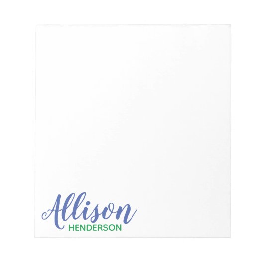 Om het even welke kleur - Manuscript & blok Gepers Notitieblok (Voorkant)