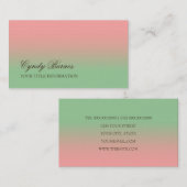 Om het even welke Kleur met het Visitekaartje van  (Voorkant / Achterkant)