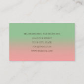 Om het even welke Kleur met het Visitekaartje van  (Achterkant)