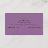 Om het even welke Kleur met het Visitekaartje van  (Achterkant)