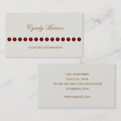 Om het even welke Kleur met Koord van het Visiteka Visitekaartje (Voorkant / Achterkant)