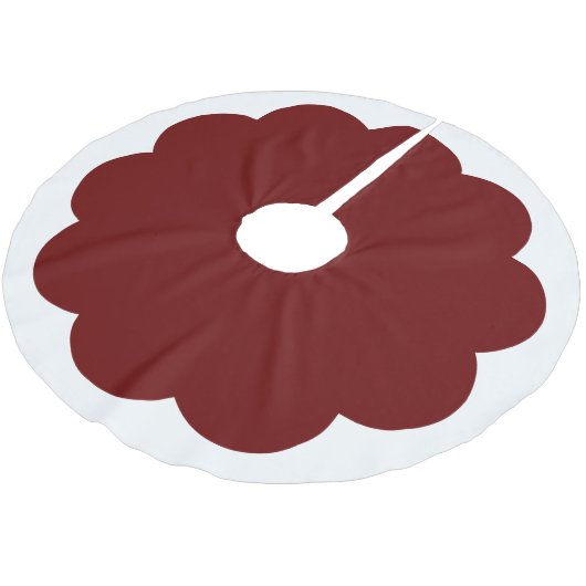 Om het even welke Kleur met Witte Geschikt Rand Kerstboom Rok (Gekanteld)