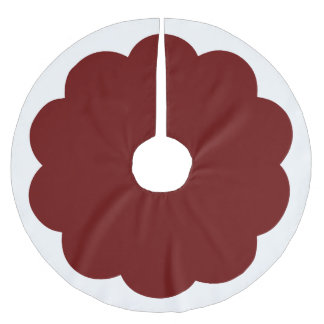 Om het even welke Kleur met Witte Geschikt Rand Kerstboom Rok