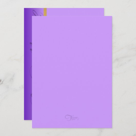 Om het even welke Kleur nodigt de Uitnodiging van (Voorkant / Achterkant)