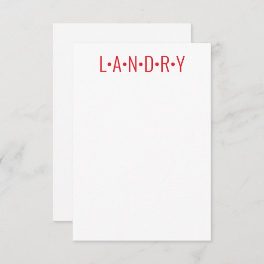 Om het even welke kleur - noem Stippen Persoonlijk Bedankkaart (Voorkant / Achterkant)