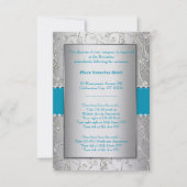 Om het even welke Kleur Silver die met Turquoise B Kaart (Voorkant)