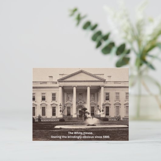 Om het even welke kleur u wilt zolang het wit is briefkaart (Staand voorkant)