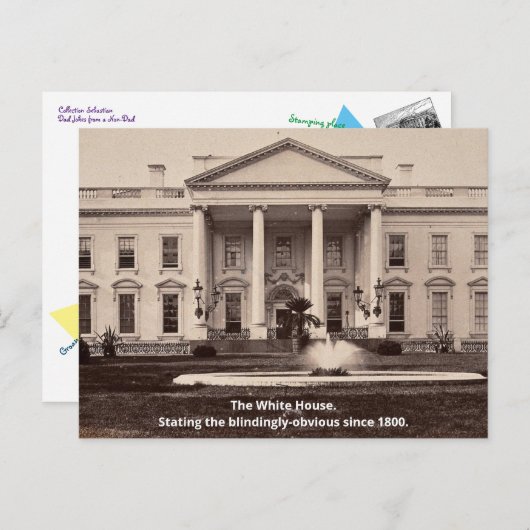 Om het even welke kleur u wilt zolang het wit is briefkaart (Voorkant / Achterkant)