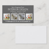 Om het even welke kleur Vier Foto Visitekaartje (Voorkant / Achterkant)