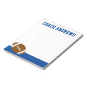 Om het even welke Kleuren Football - Aangepaste Bl Notitieblok (Linkerzijde)