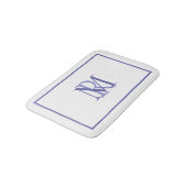 Om het even welke kleuren Overlapping Initialen Mo Badmat (Gekanteld)